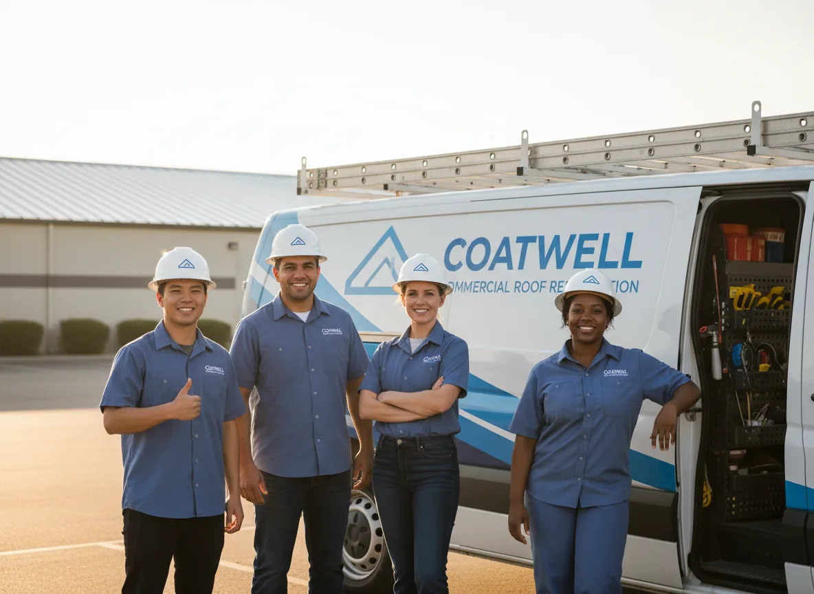 Commercial roof coating company in Clute, TX